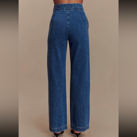 Meshki Wide Leg Denim Jeans - Picture 2 of 2